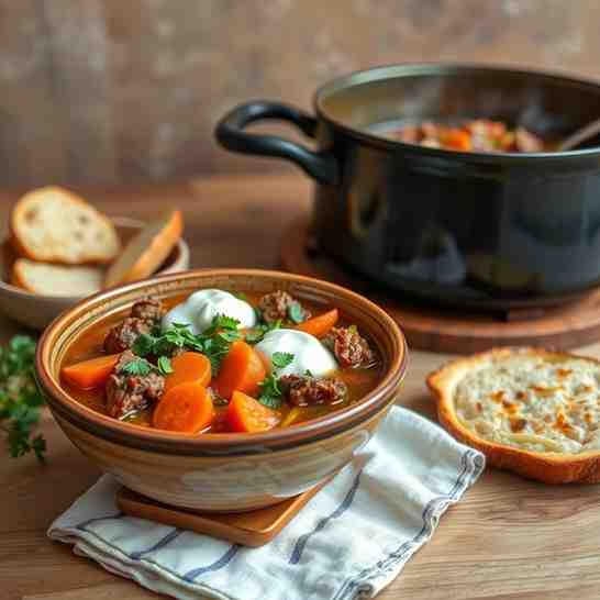 Shurpa (Shorpo) Recipe - Lamb & Vegetable Broth